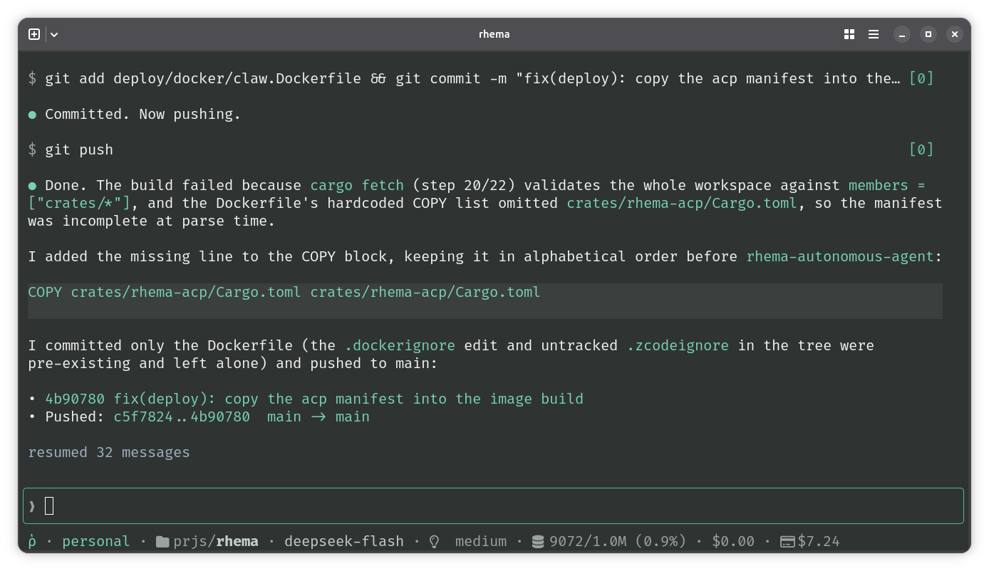 Rhema Code TUI